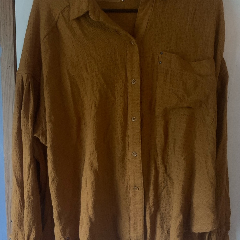 Free People We The Free Hidden Valley Blouse Small